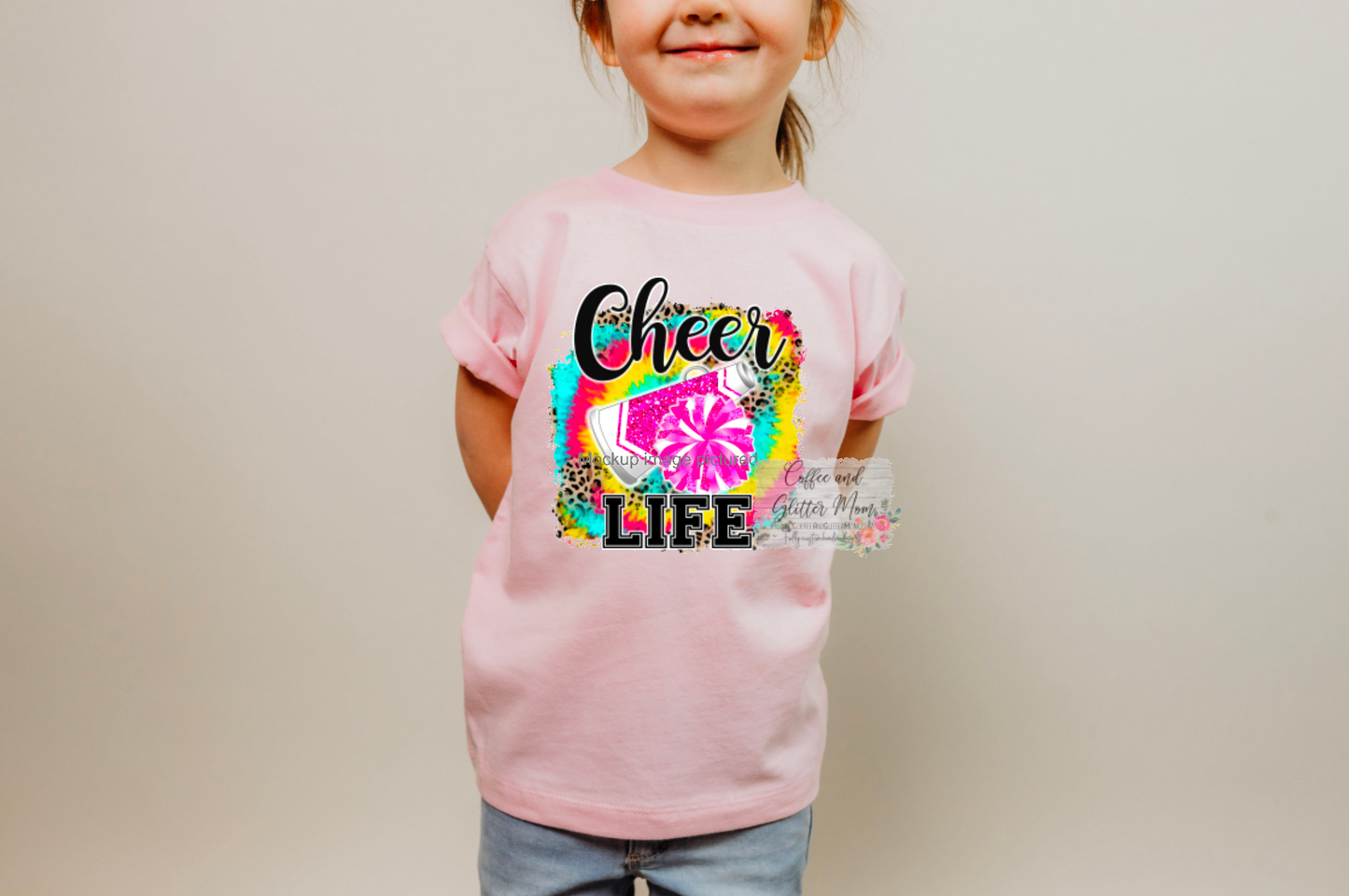 Cheer Life Tie-Dye Youth Tee