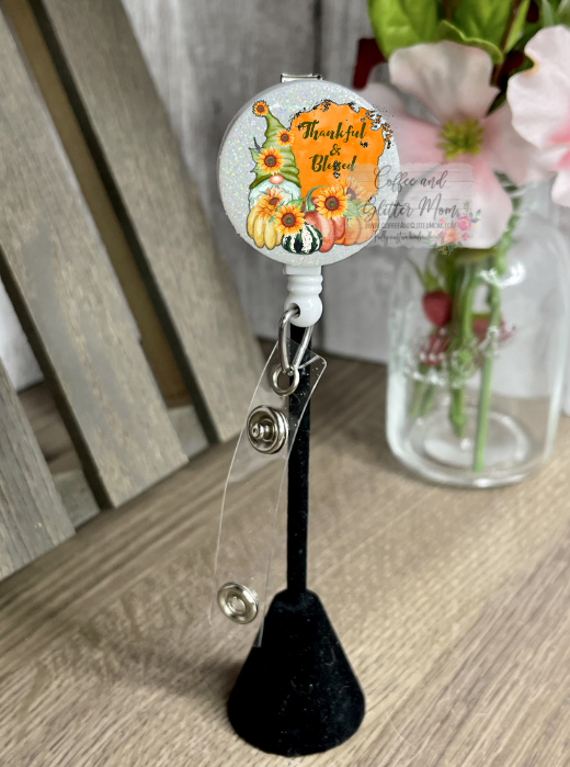 Thankful and Blessed Gnome Badge Reel