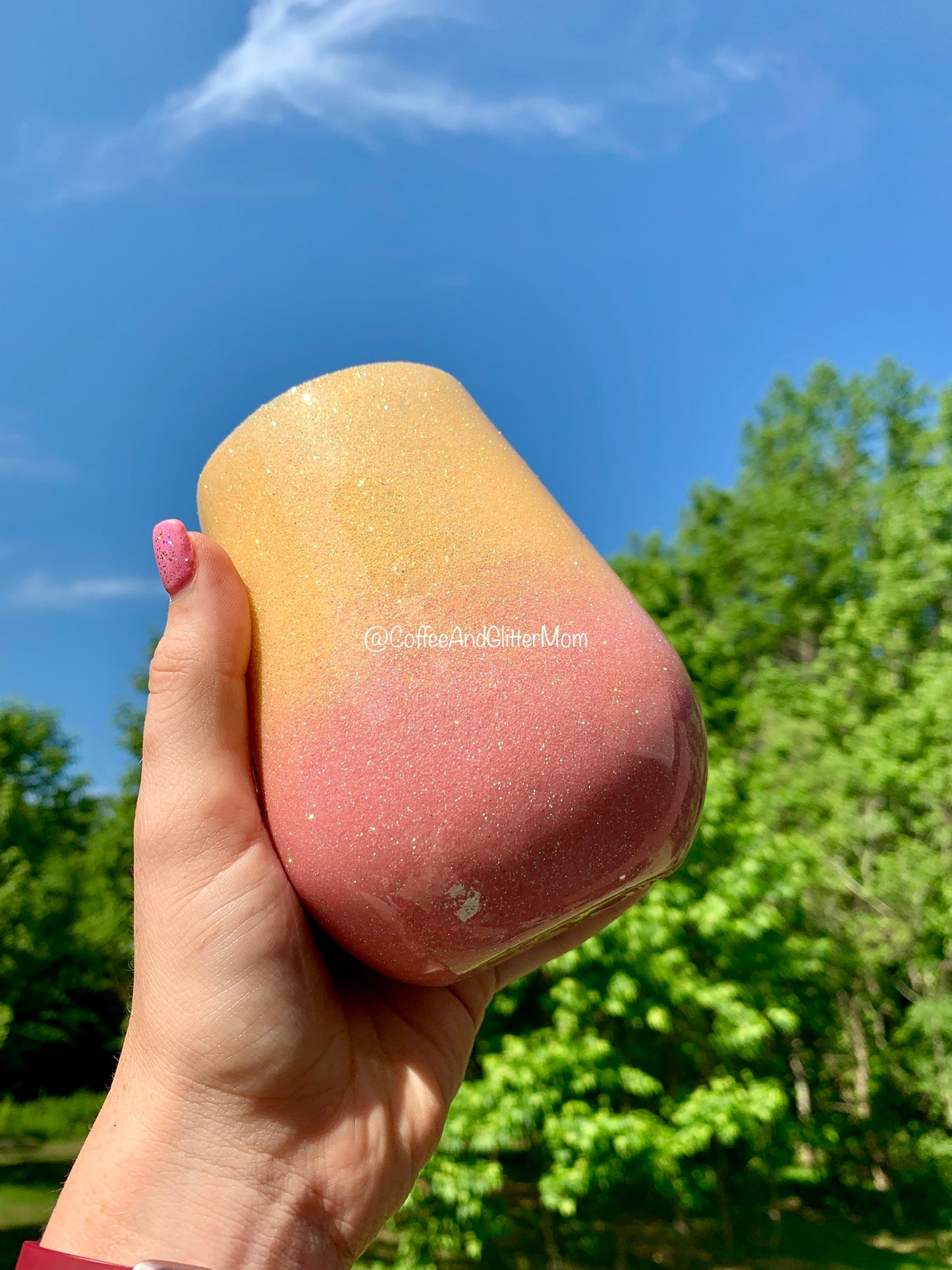 14oz Peaches N Cream to Blushing Peach Pink