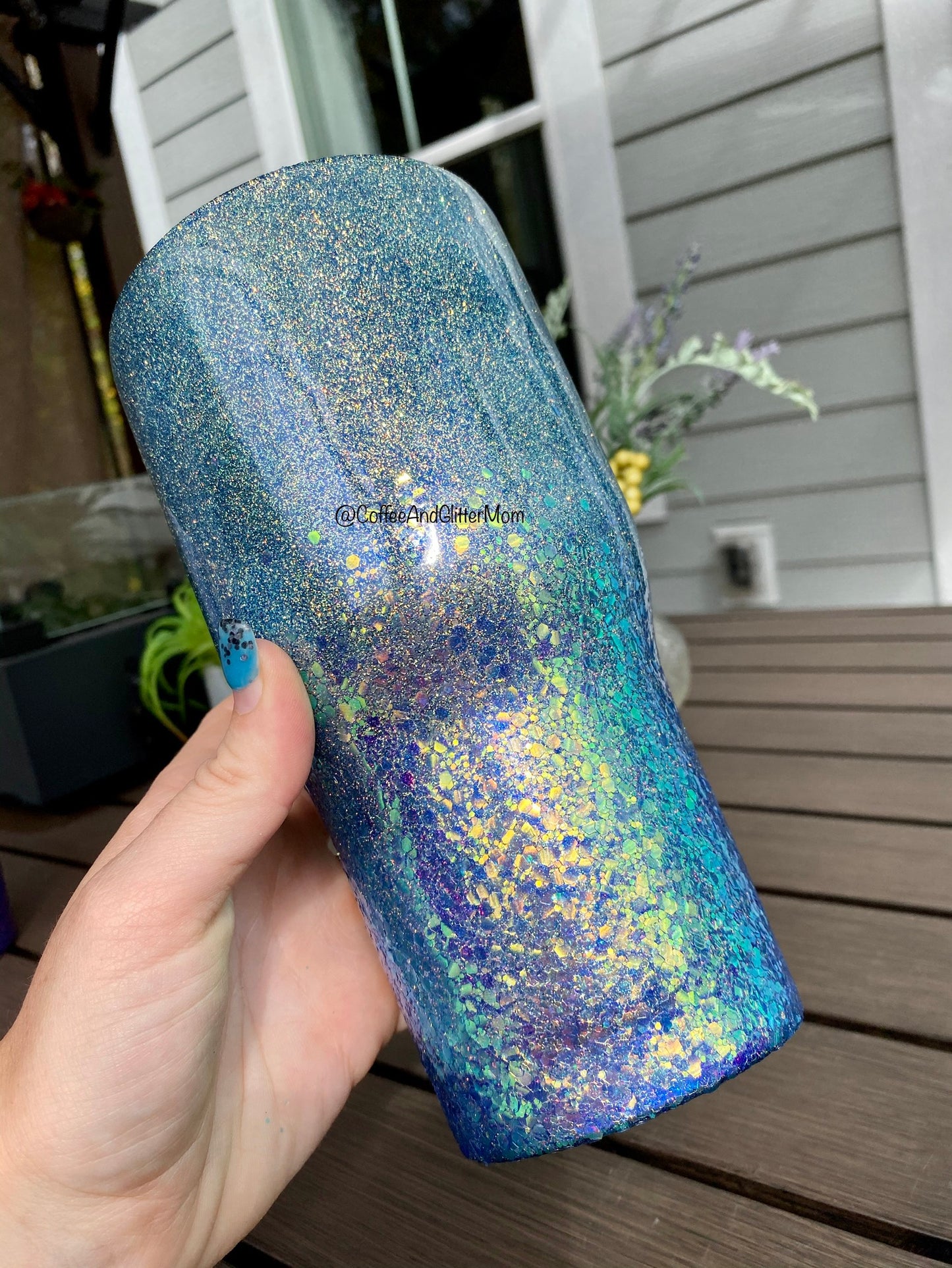 30oz Navy Golden Opal to Chunky Once Upon a Time