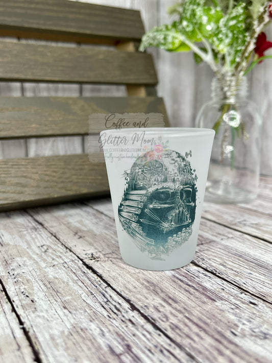 Frosted Building Vader Shot Glass