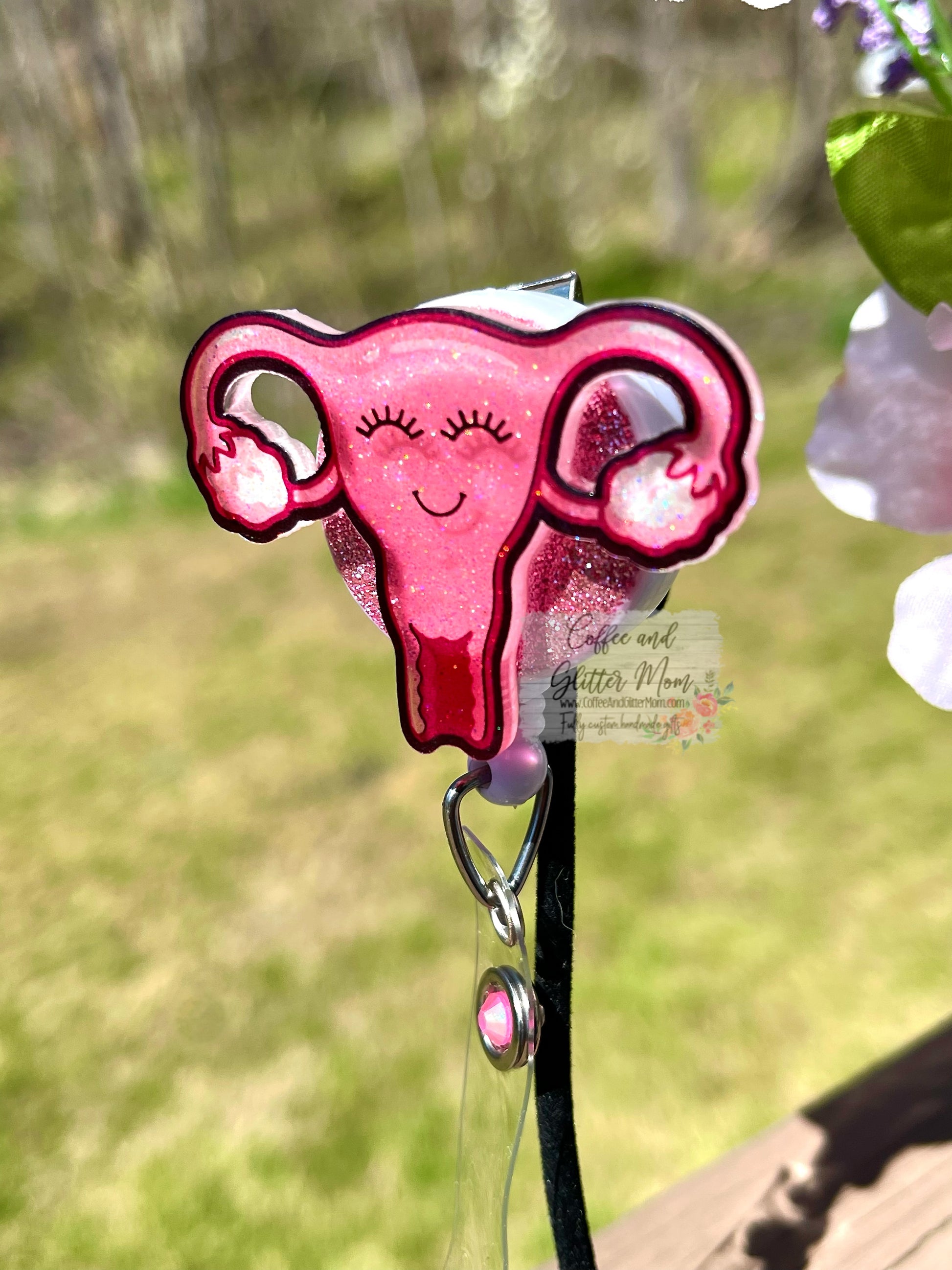 Happy Uterus Designer Badge Reel