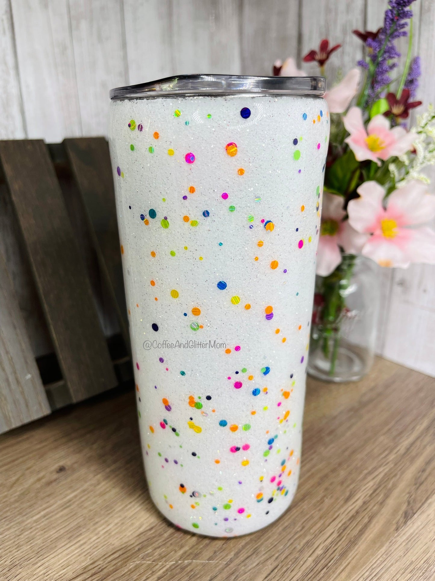 The Psychedelic White Tumbler