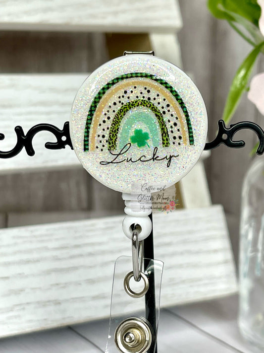 Lucky Rainbow Badge Reel