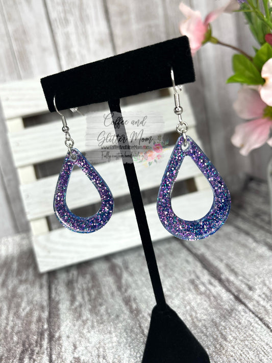 Mystic Color Shift Teardrop Earrings