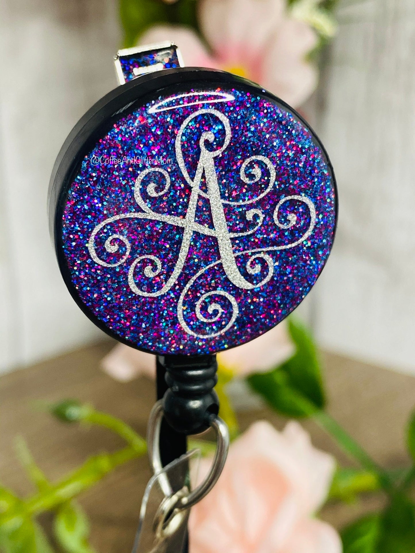 Pick your Letter 'Mermaid Mix' Badge Reel