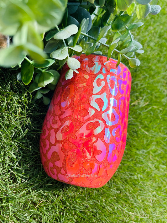 Sunfire Animal Print Wine Tumbler