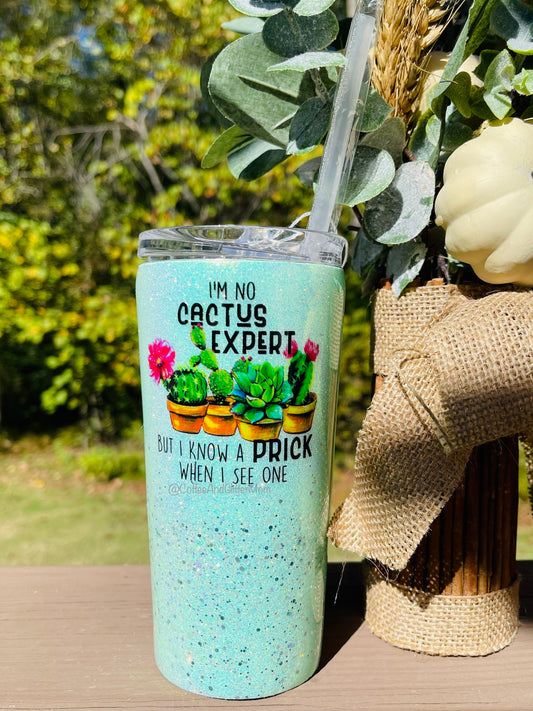 I’m No Cactus Expert 16oz Slim Pint