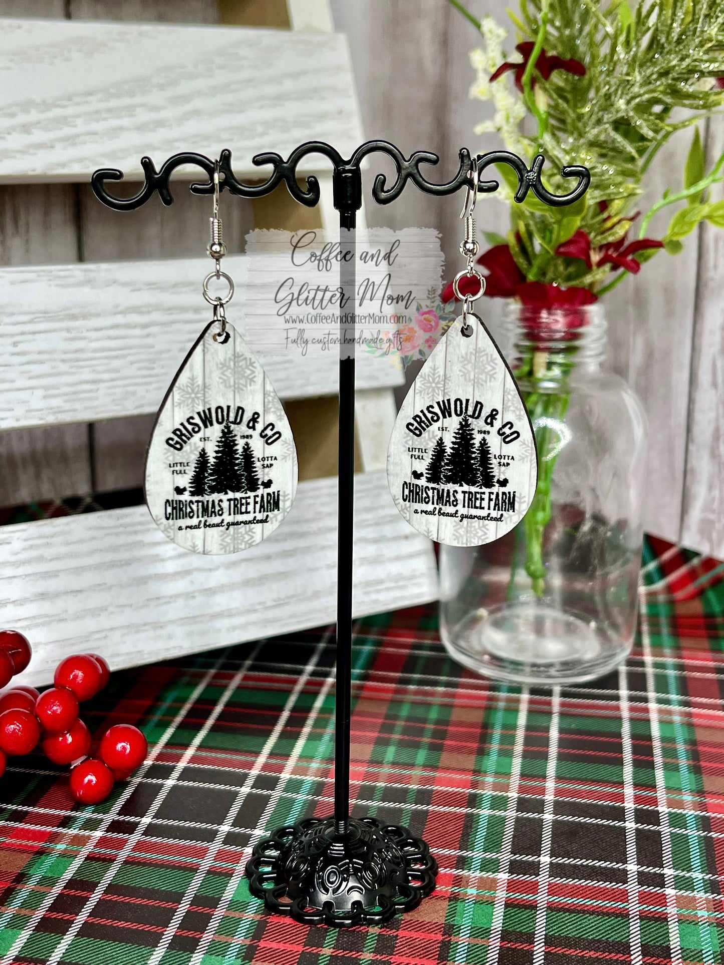 Girswold Christmas Trees Earrings