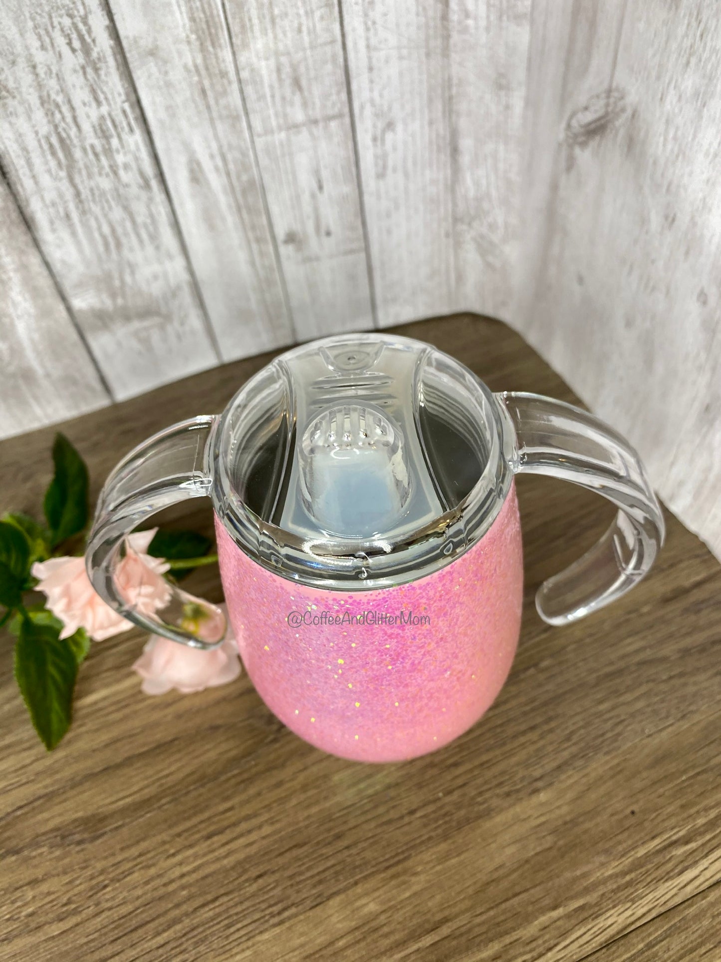 Light Pink Opal 8oz Sippy Cup