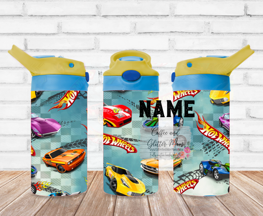 Hot Wheels 12oz Kids Water Bottle Tumbler