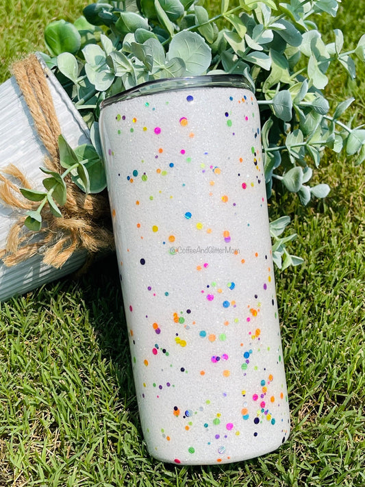 The Psychedelic White Tumbler